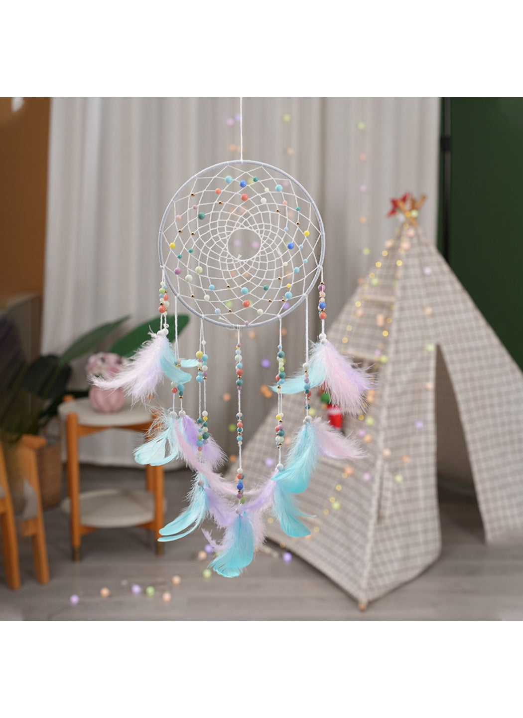 Somnira - Nordic‑Style Luminous Dreamcatcher Wind Chime