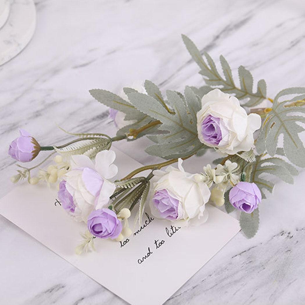 Roselle - Realistic Artificial Rose Bouquet