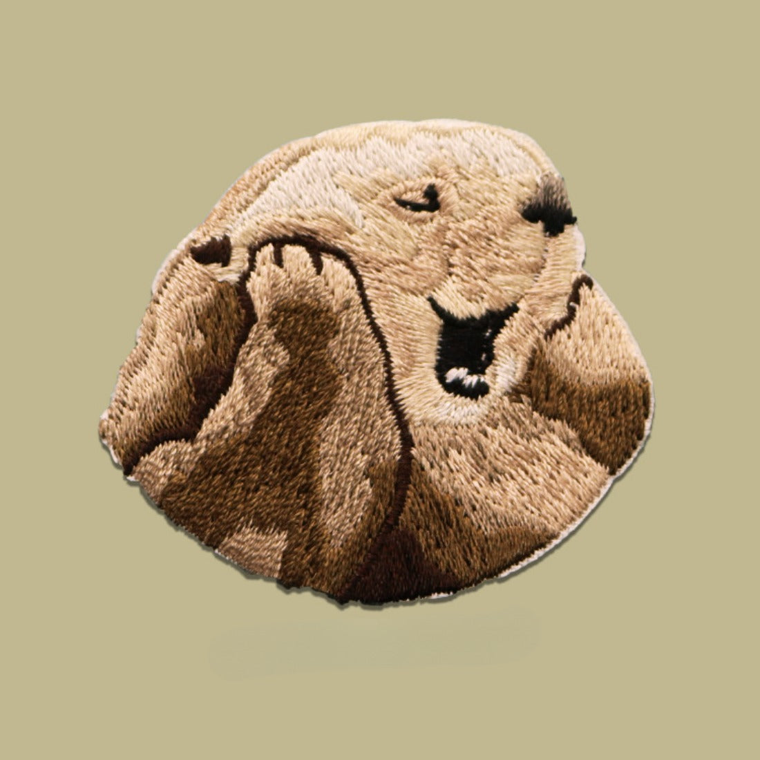 Pikkle | Otter Expression Embroidered Patch