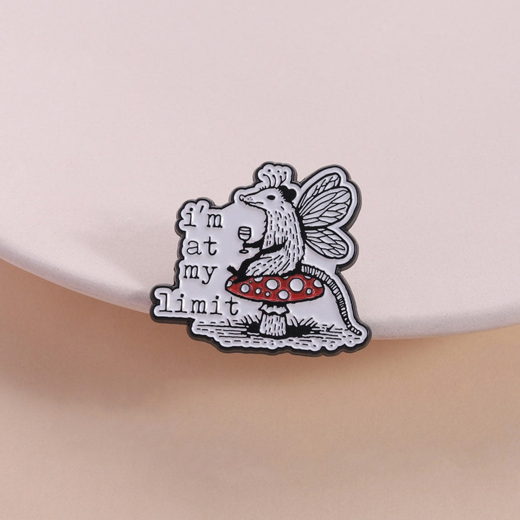 Pinori - Whimsical Animal and Mushroom Pin