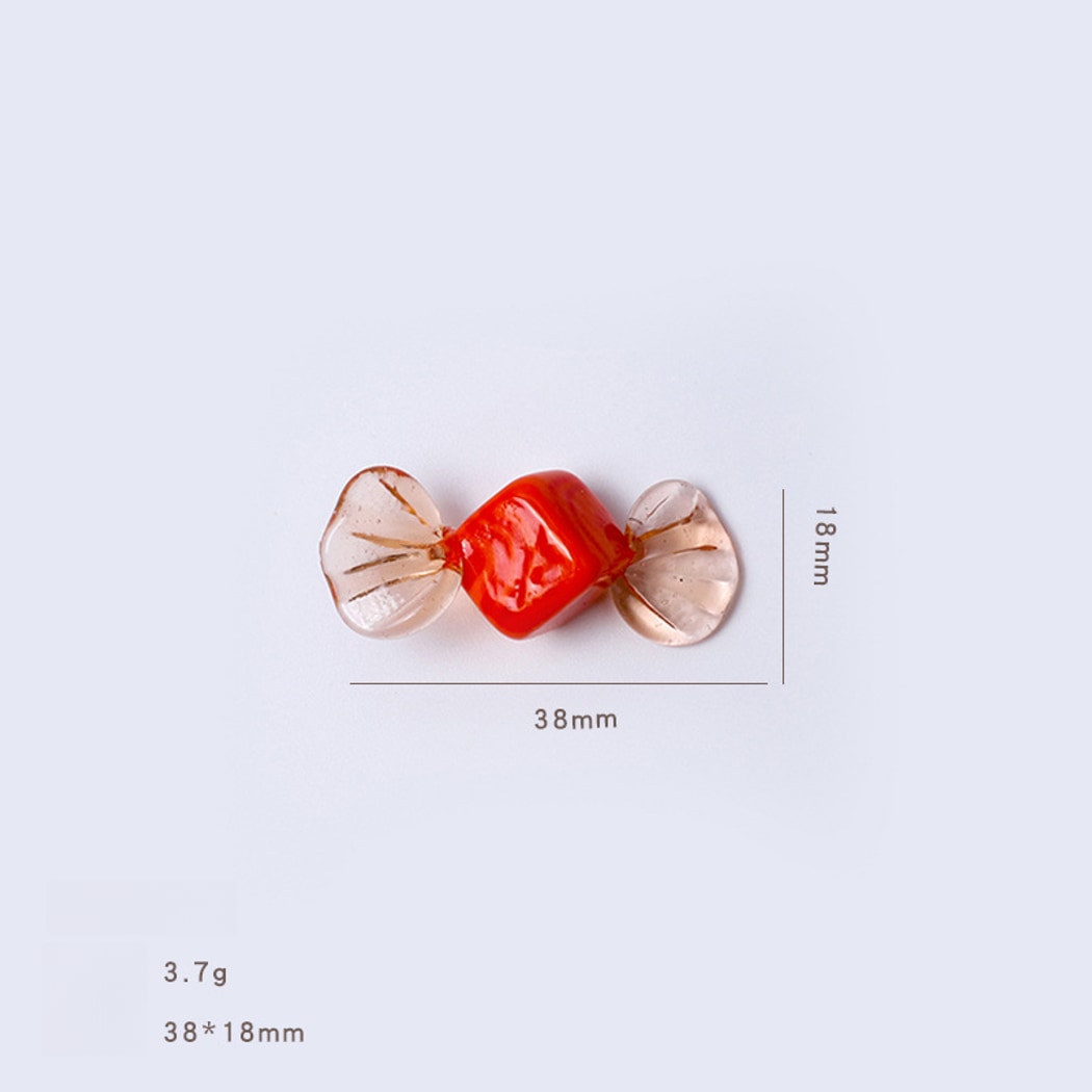 Glasira - Multicolored Striped Candy Shaped Ornament