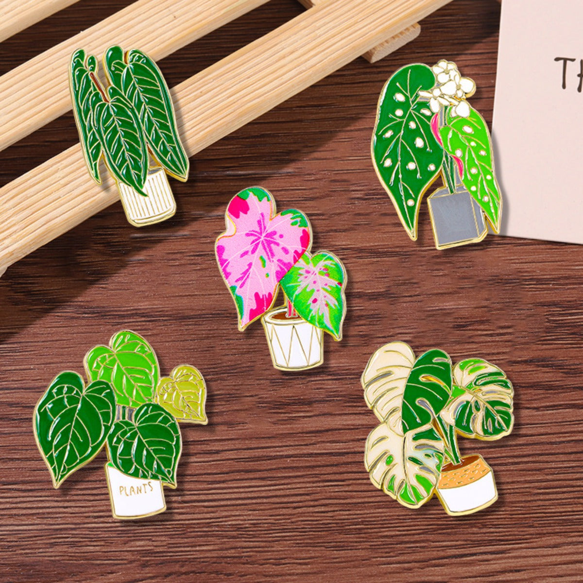 Potted Plant Alloy Pin