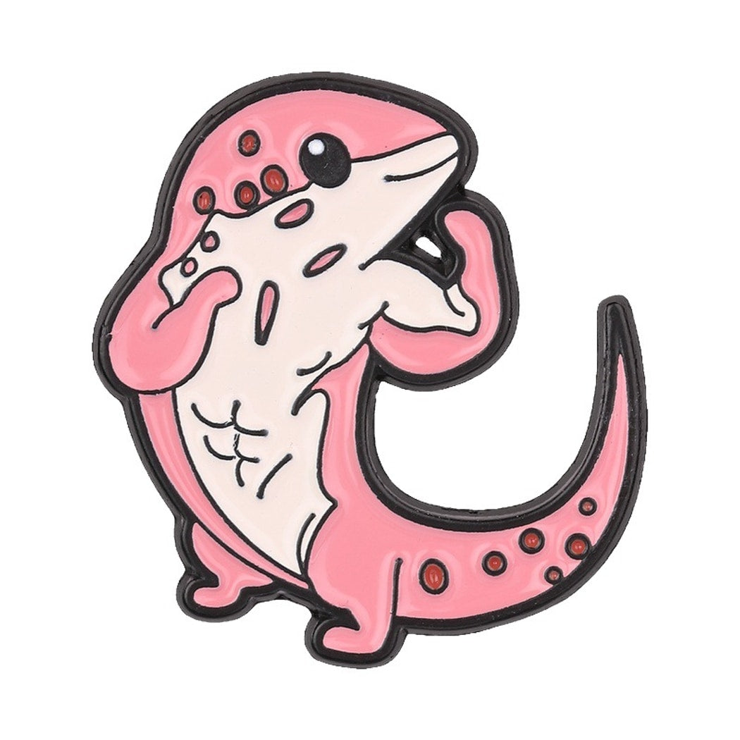 Pinori - Muscle Animal Character Enamel Pin