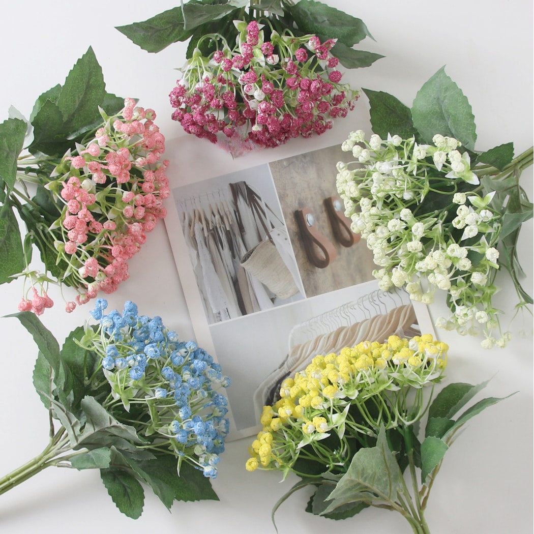 Roselle - Soft Color Artificial Gypsophila Bouquet