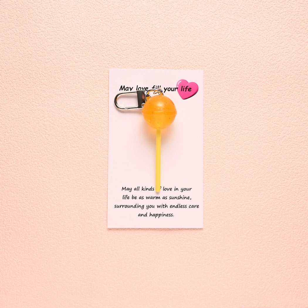 Taphug - Pocket Hug Cartoon Lollipop Keychain Charm