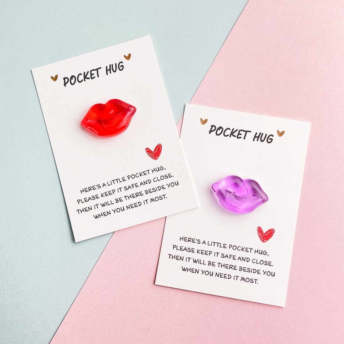 Pocket Hug Sexy Red Lips