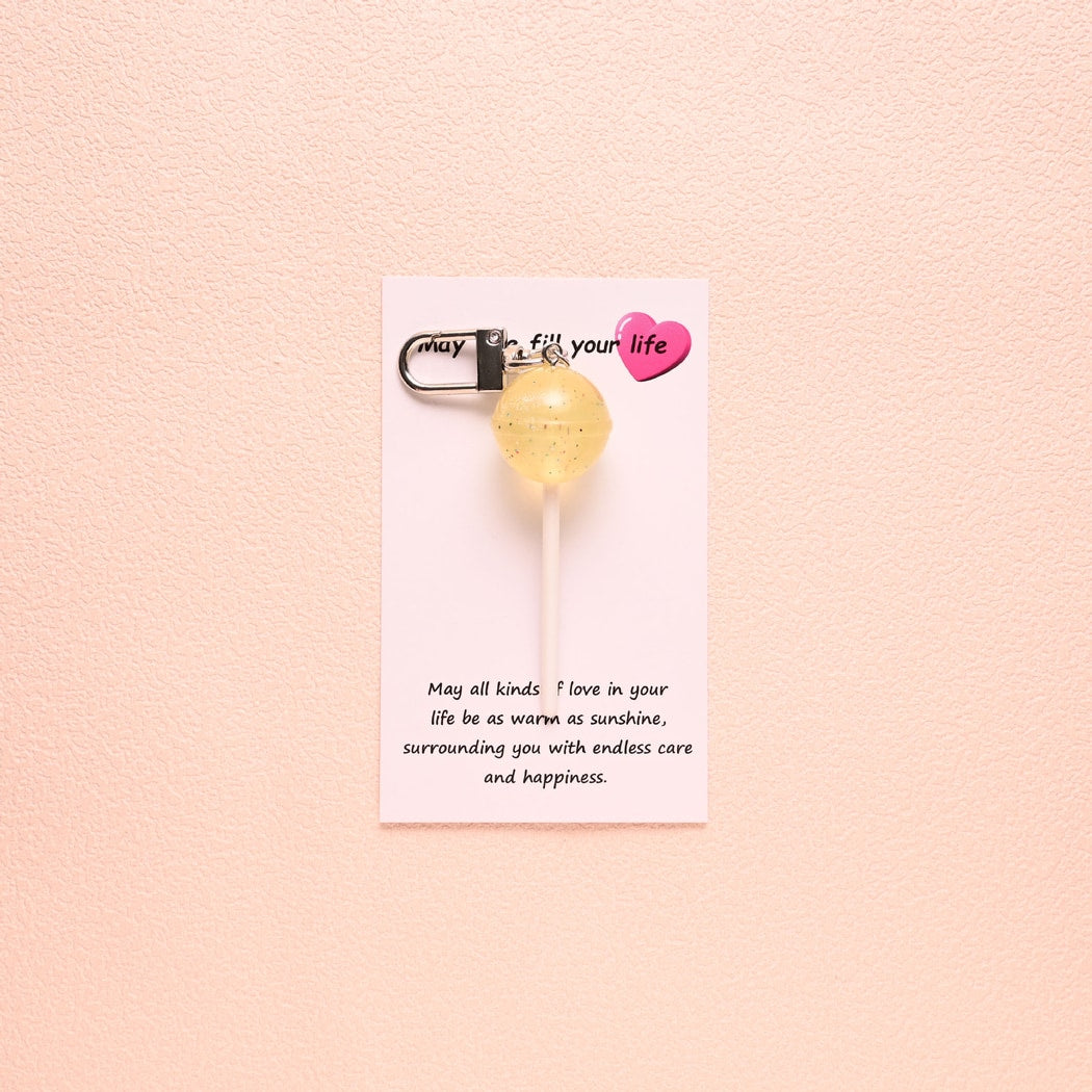Taphug - Pocket Hug Cartoon Lollipop Keychain Charm