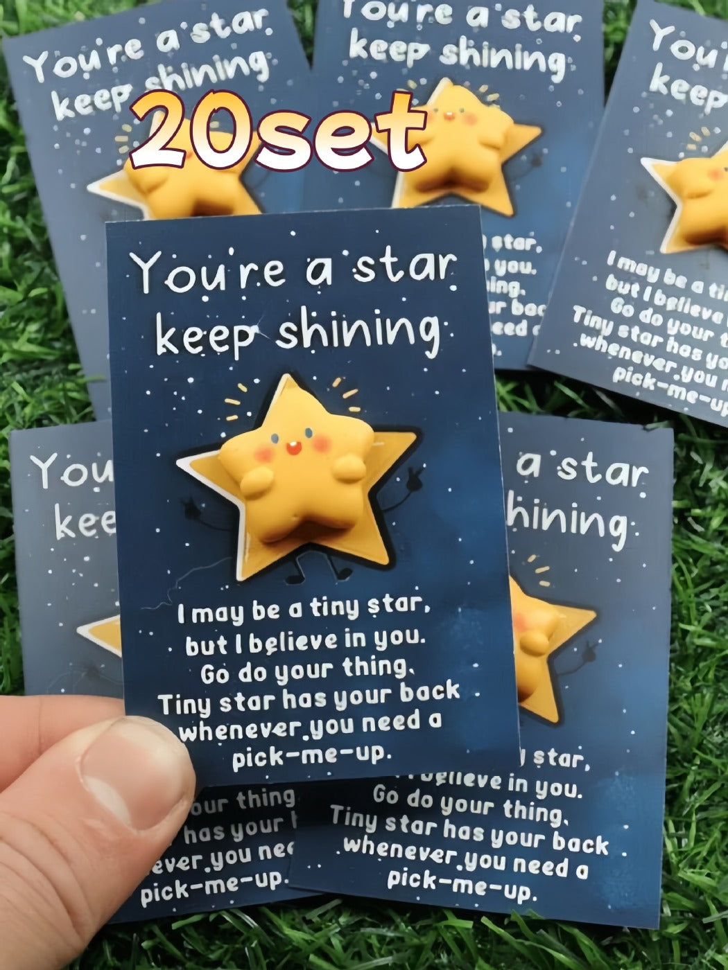 Taphug - Pocket Hug Star You Are A Star Keep Shining pocket hug card and keepsake token
