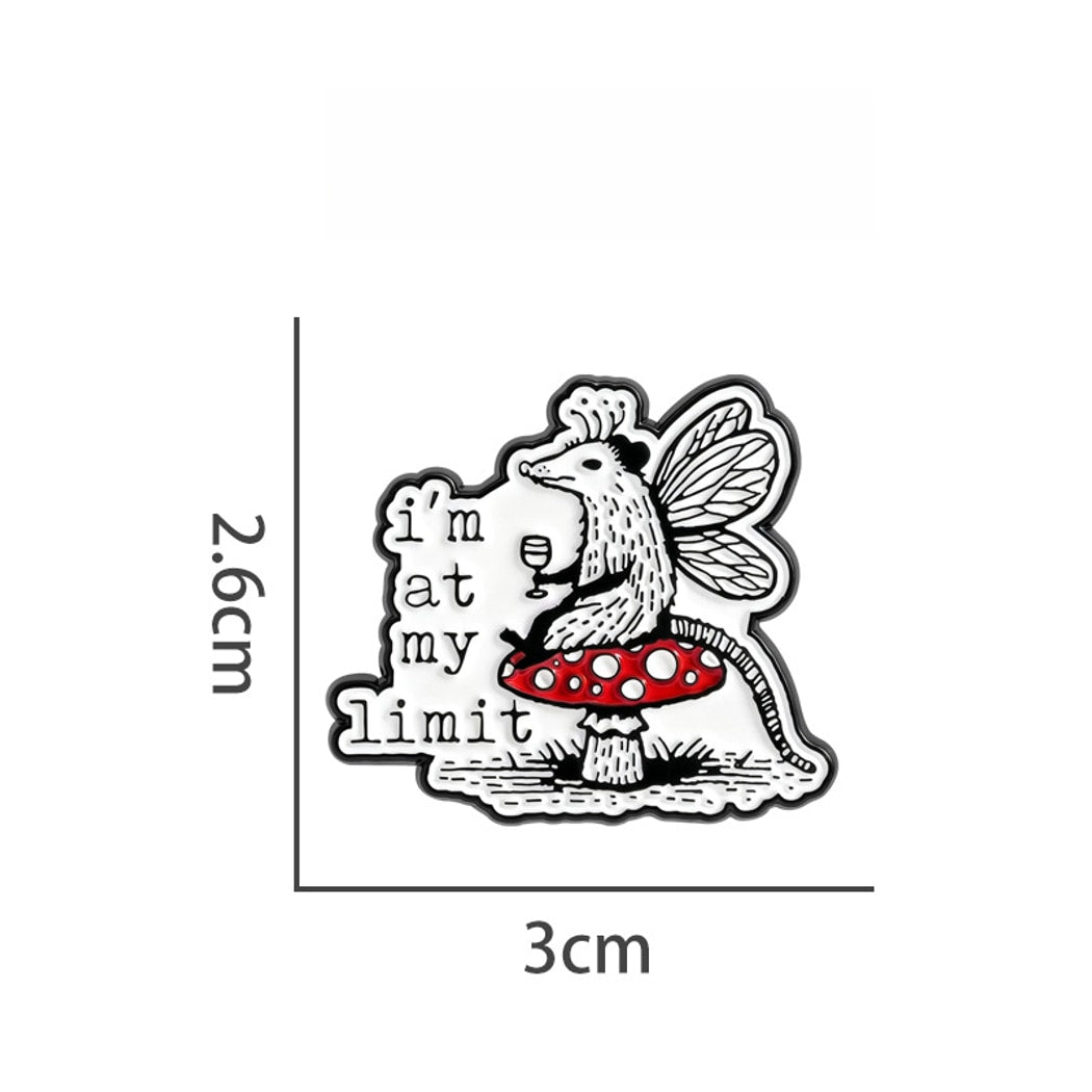 Pinori - Whimsical Animal and Mushroom Pin