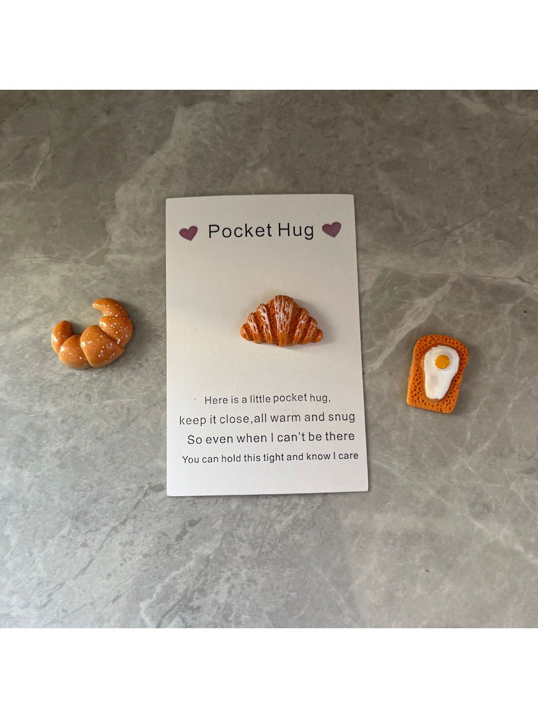 Taphug - Pocket Hug Bread Gift pocket hug card and keepsake token