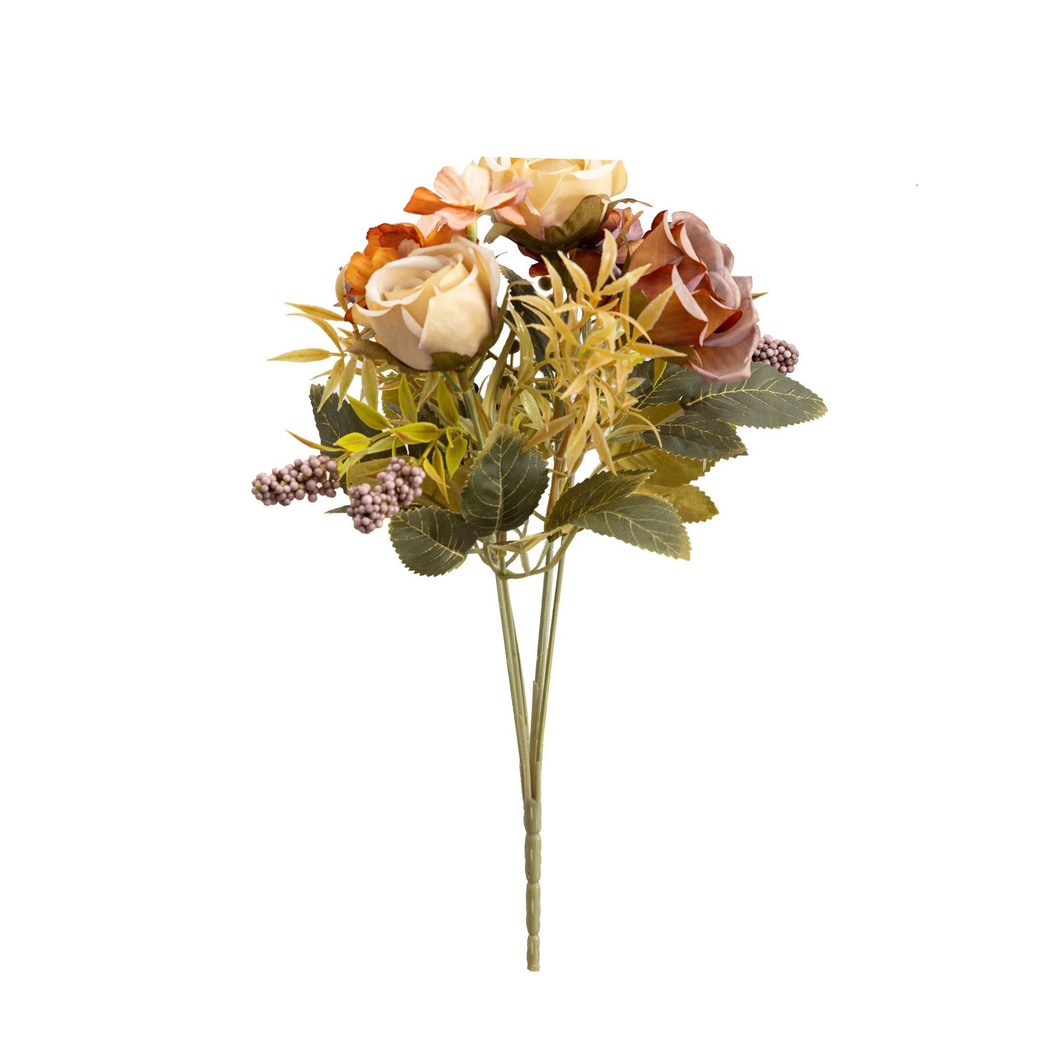 Roselle - Decorative Artificial Rose Bouquet
