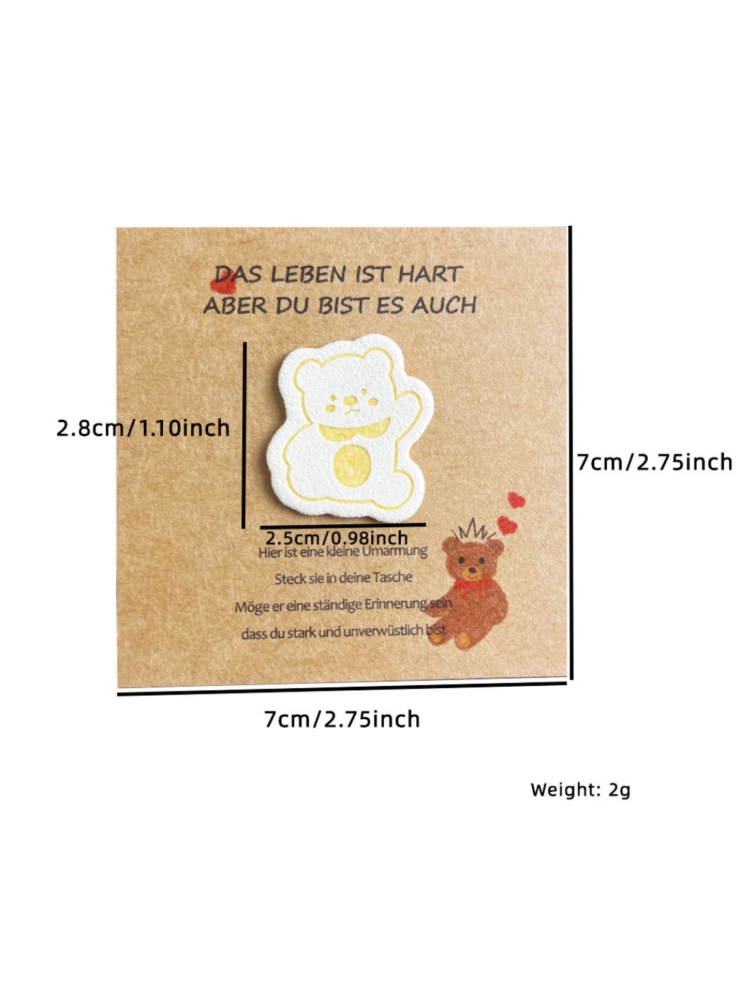 Taphug - Pocket Hug Microfiber Bear