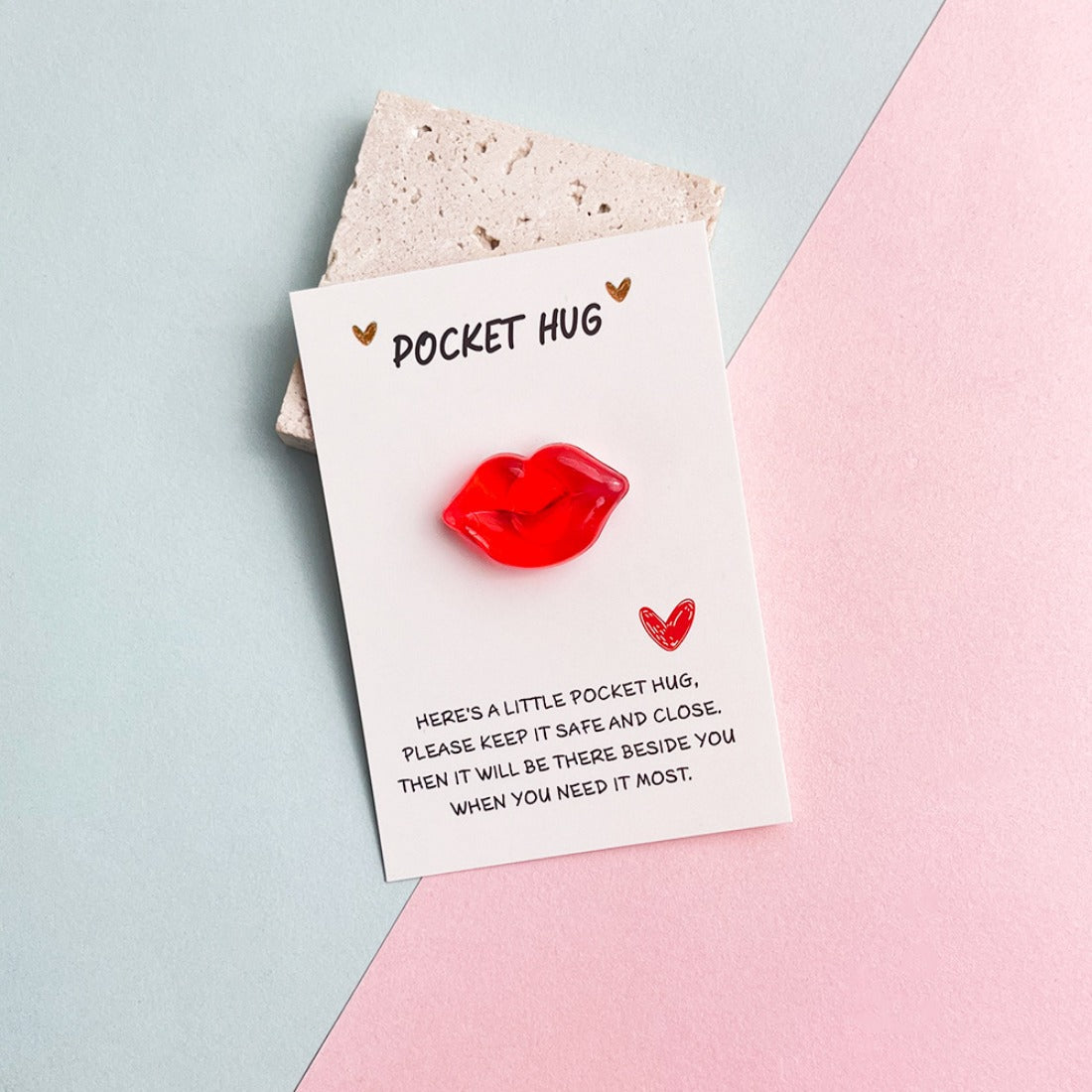 Pocket Hug Sexy Red Lips
