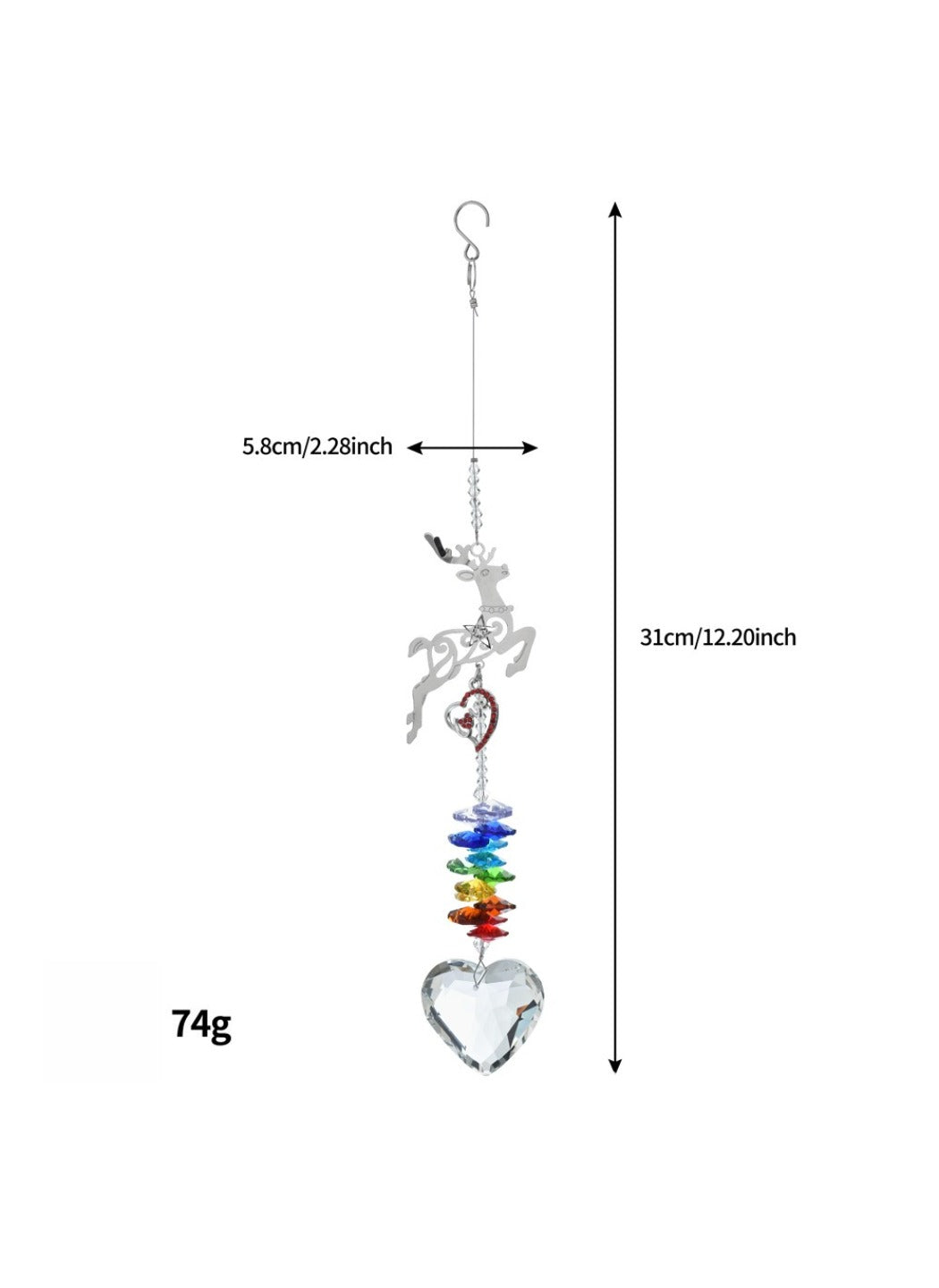 Somnira – Acrylic Sun Catcher Christmas Wind Chime