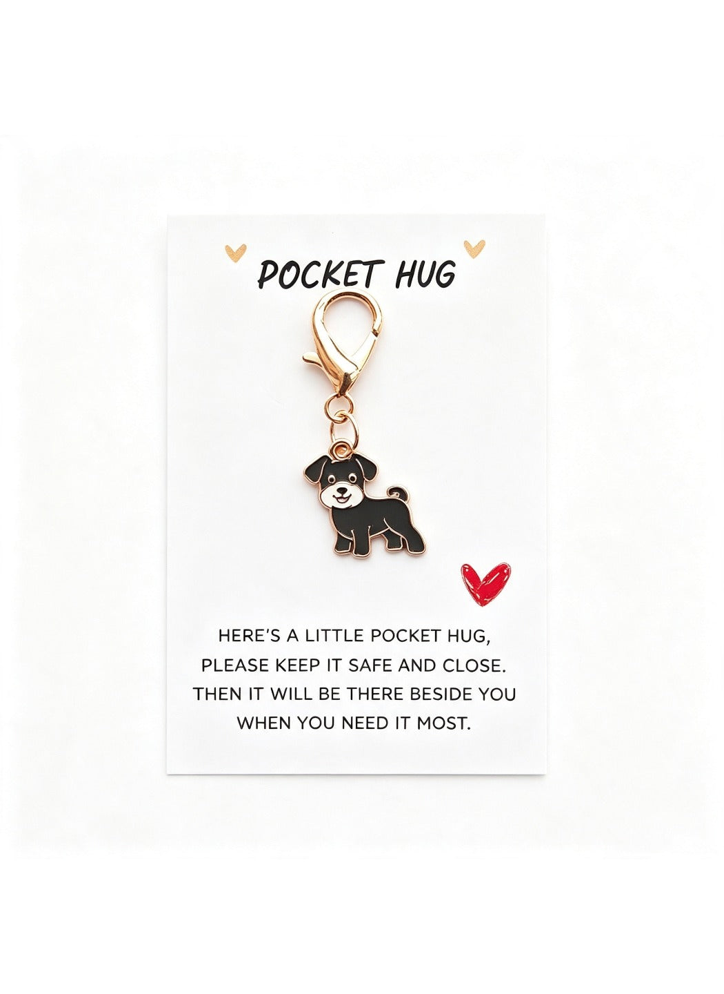 Taphug  - Alloy Pocket Hug Card Animal Keychain