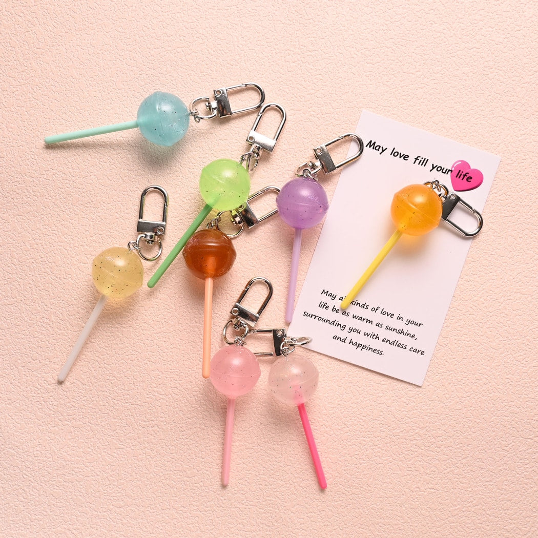 Taphug - Pocket Hug Cartoon Lollipop Keychain Charm