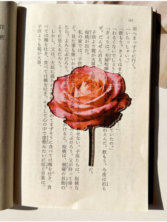 Markii - Sweet Original Rose Acrylic Bookmark