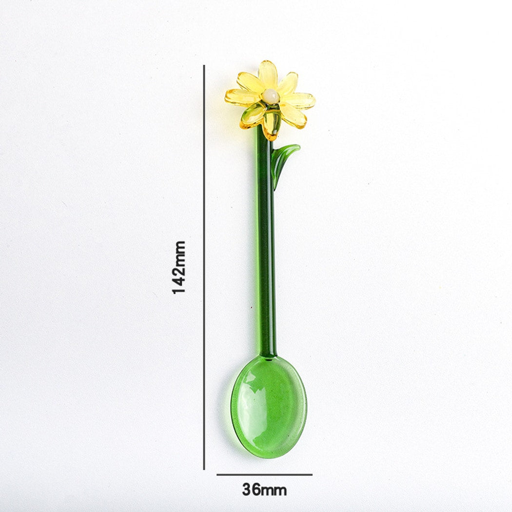 Glasira - Flower Design Coffee Stirring Spoon