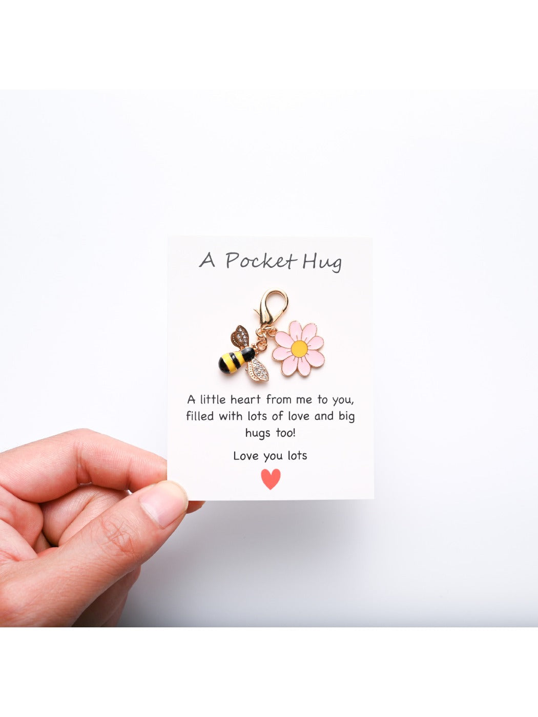 Taphug - Pocket Hug Insect Daisy Keychain