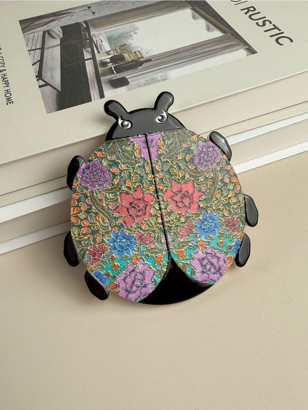 Thimara - Bohemian Style Cute Ladybug Heat Resistant Melamine Coaster