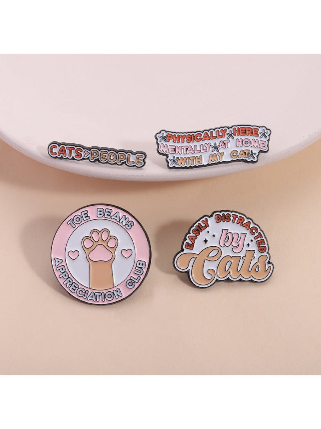 Pinori - Cute Paw Pad Brooch