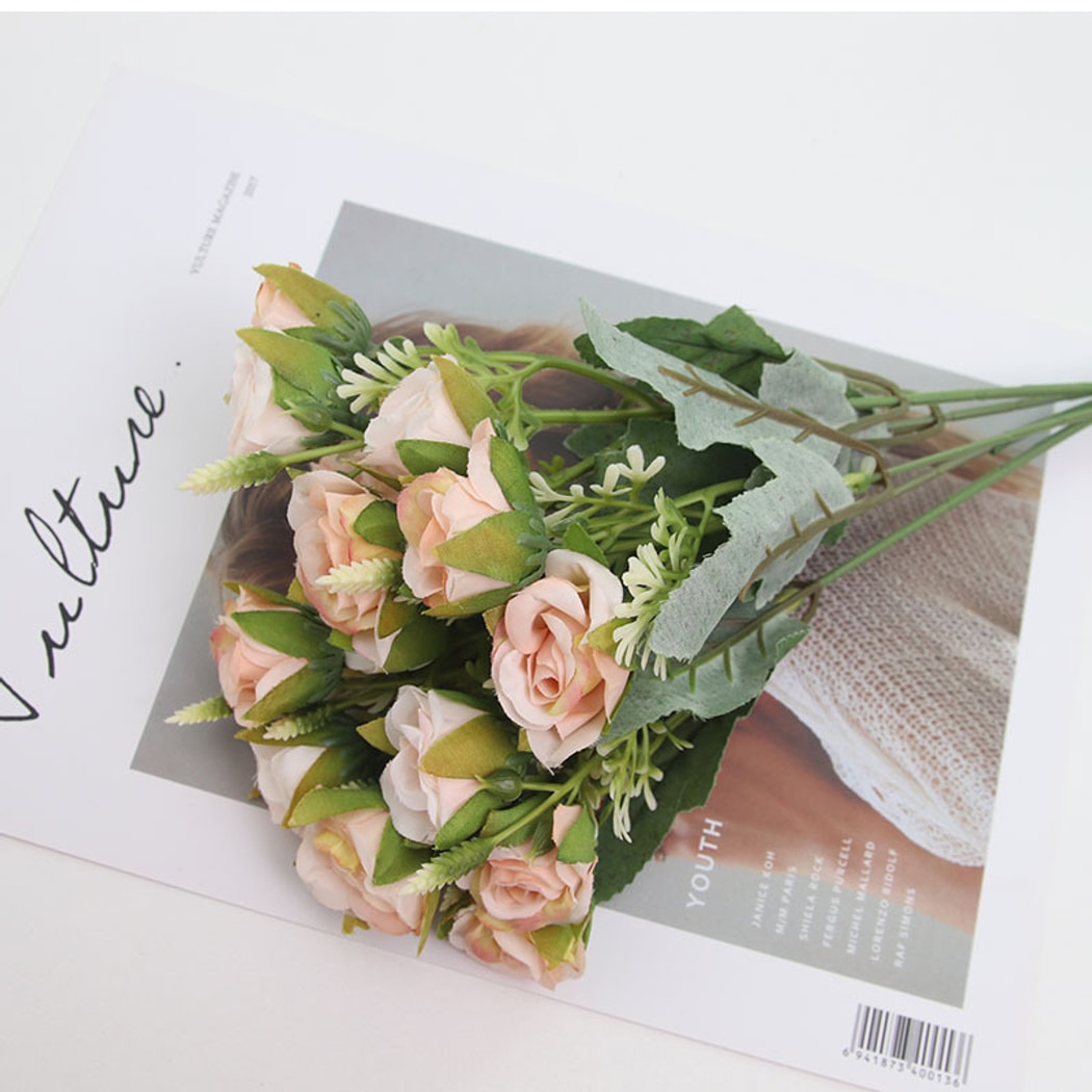 Roselle - Pastel Style Decorative Rose Artificial Flowers