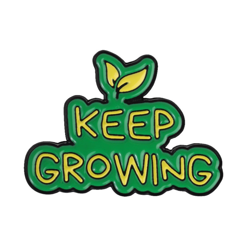 Pinori Keep Growing Enamel Pin