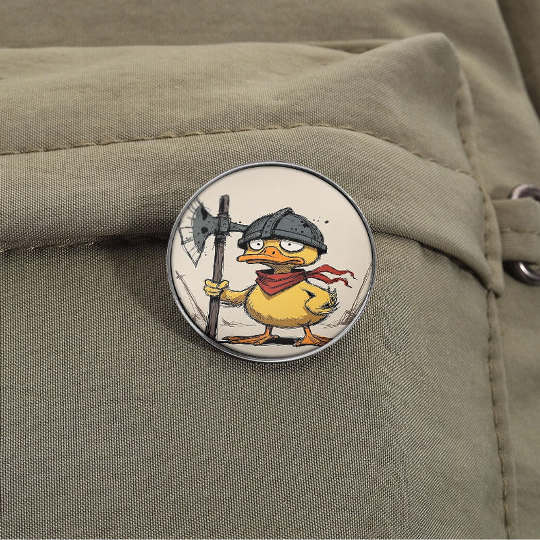 Pinori - Round Animal Graphic Fashion Pin