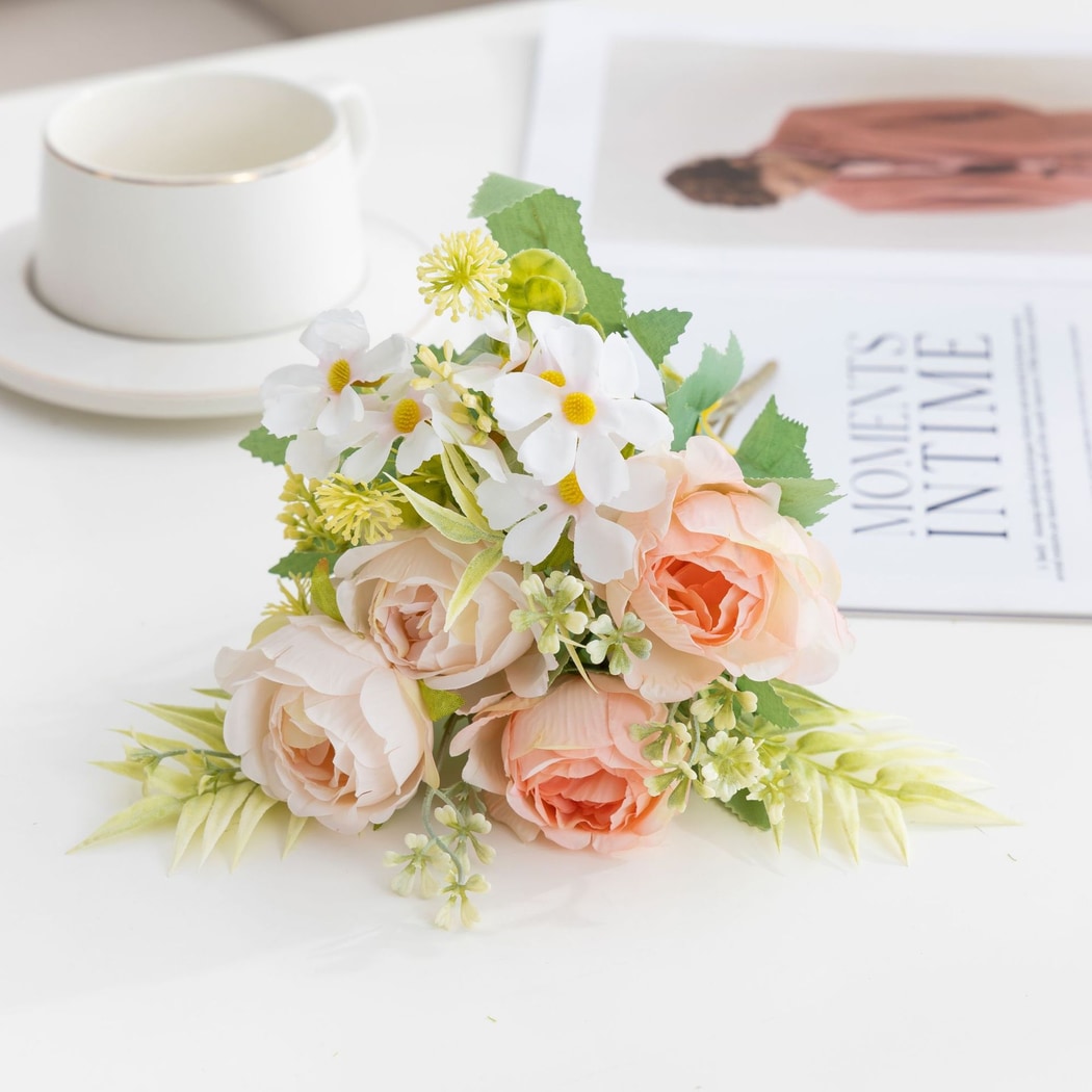 Roselle - Decorative Peony Blooms Artificial Flowers