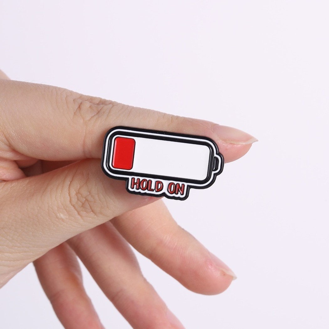 Pinori - Low Battery Brooch