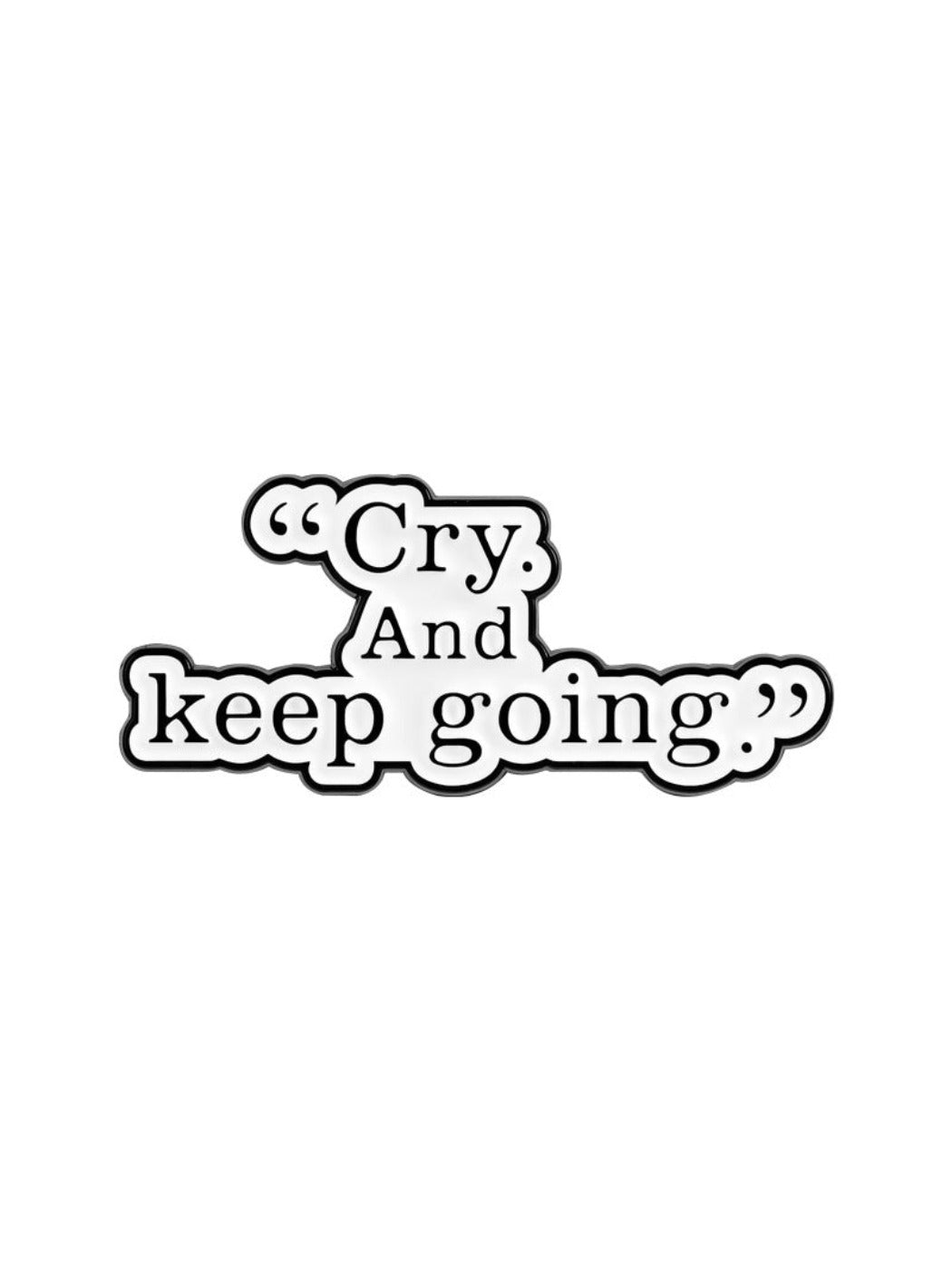 Pinori - Fun Motivational Phrase Brooch