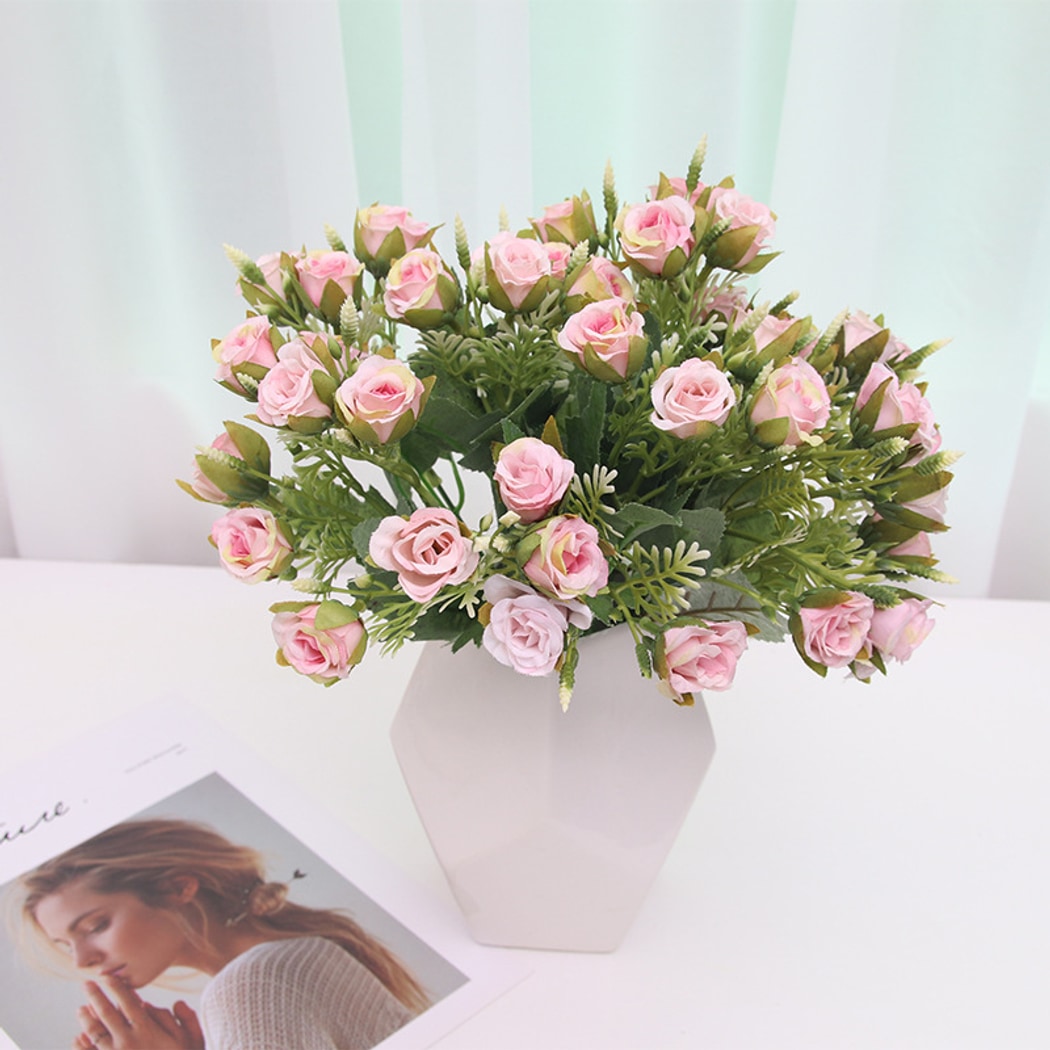 Roselle - Pastel Style Decorative Rose Artificial Flowers