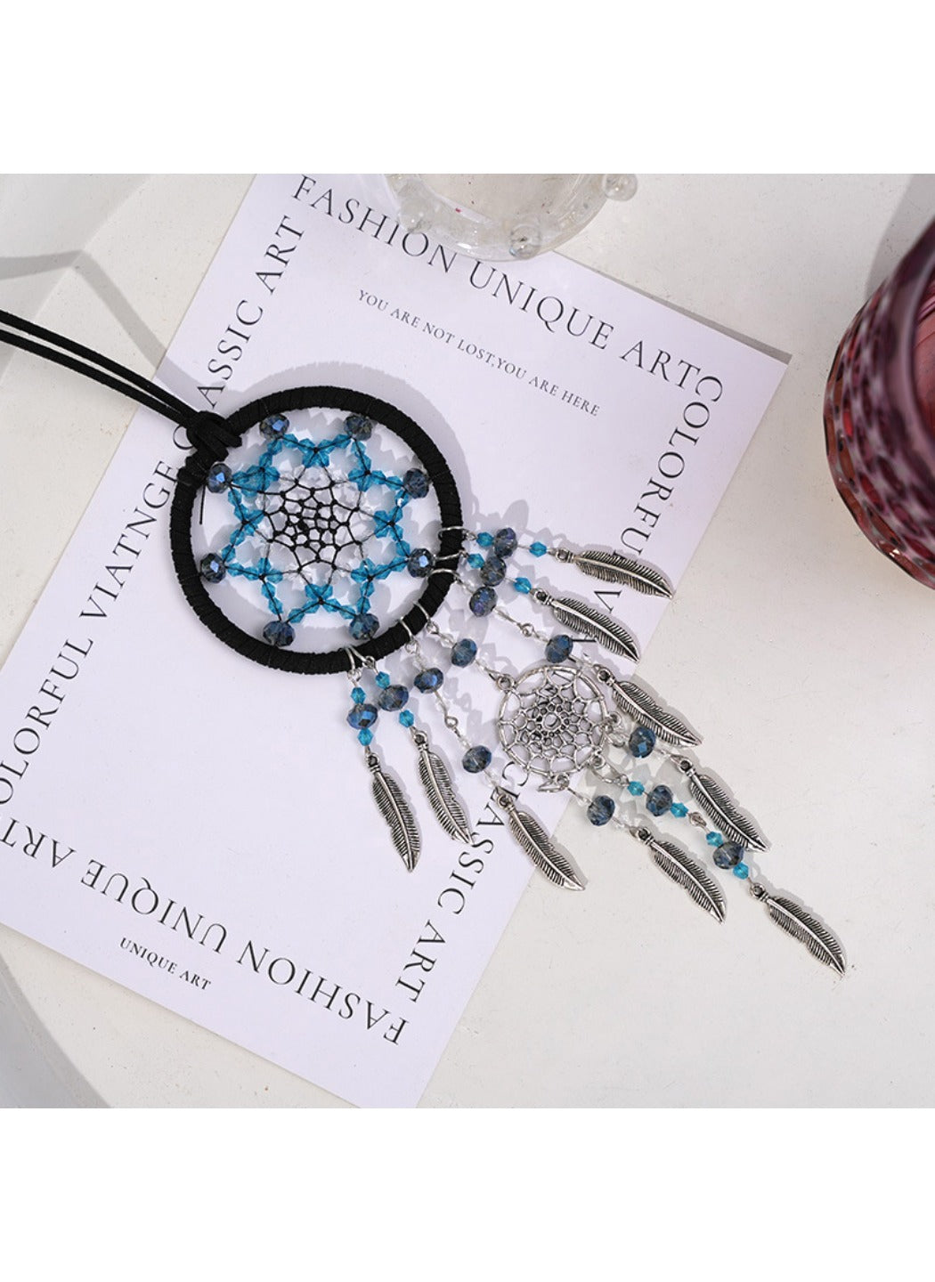Somnira - Nordic‑Style Mini Dreamcatcher Wind Chime
