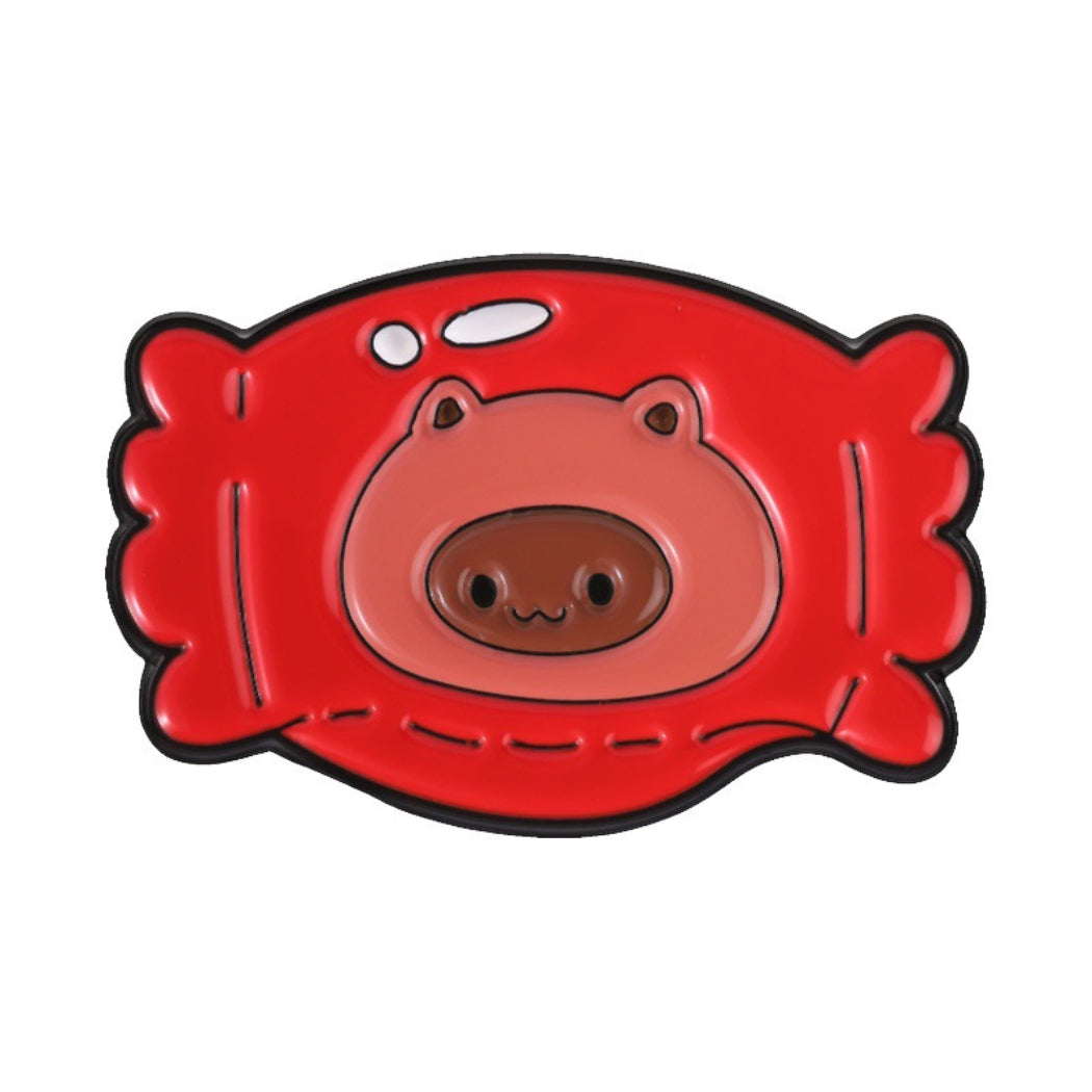 Pinori Candy Animal Enamel Pin Set