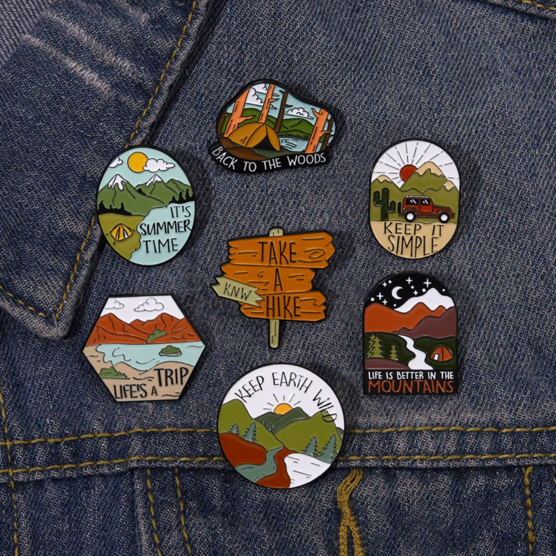 Outdoor Adventure Pins