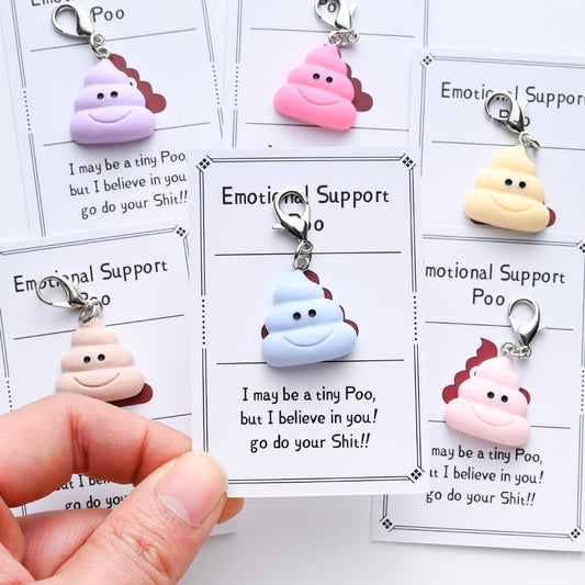 Taphug - Pocket Hug Funny Cartoon Poop Keychain