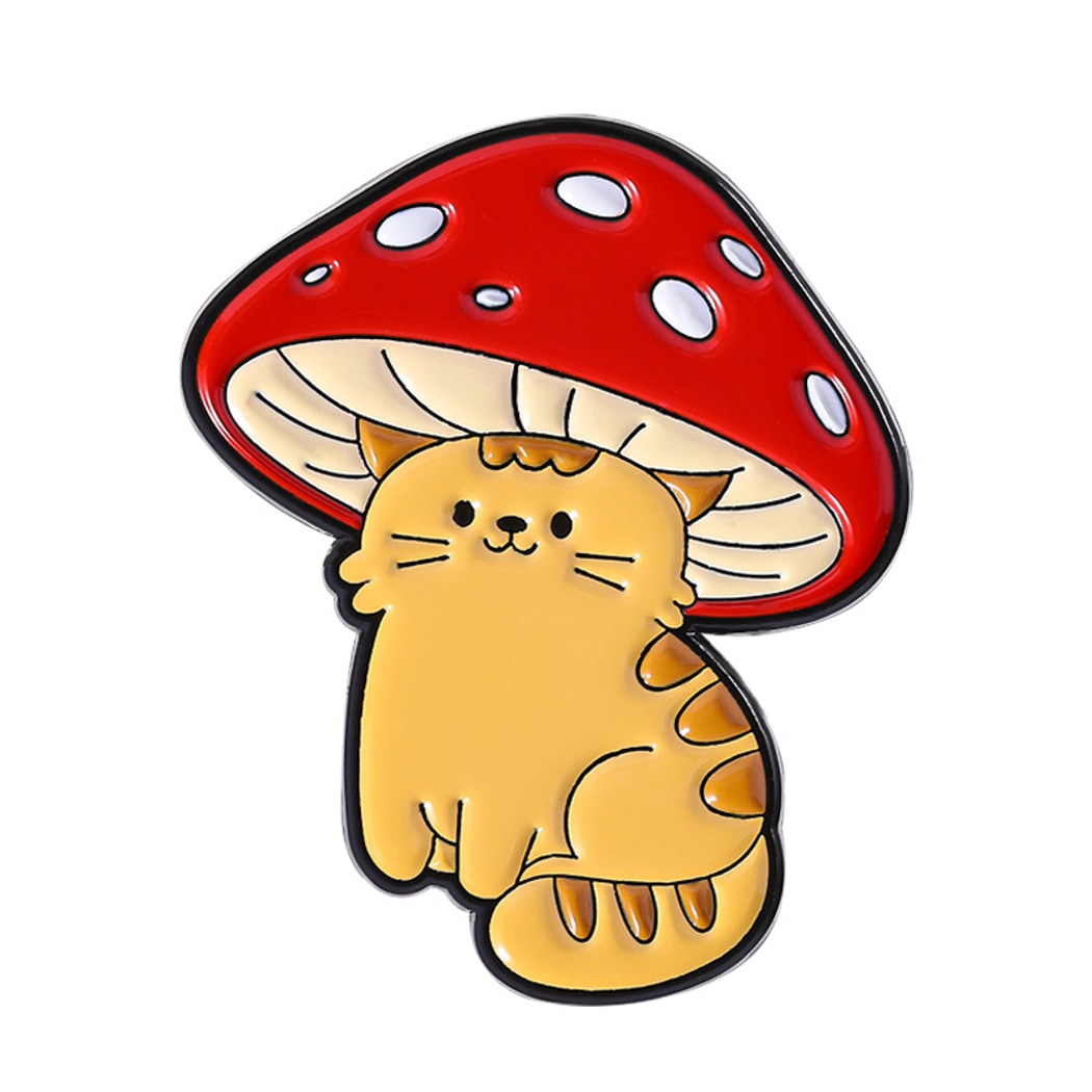 Pinori - Animal Mushroom Cartoon Decorative Pin