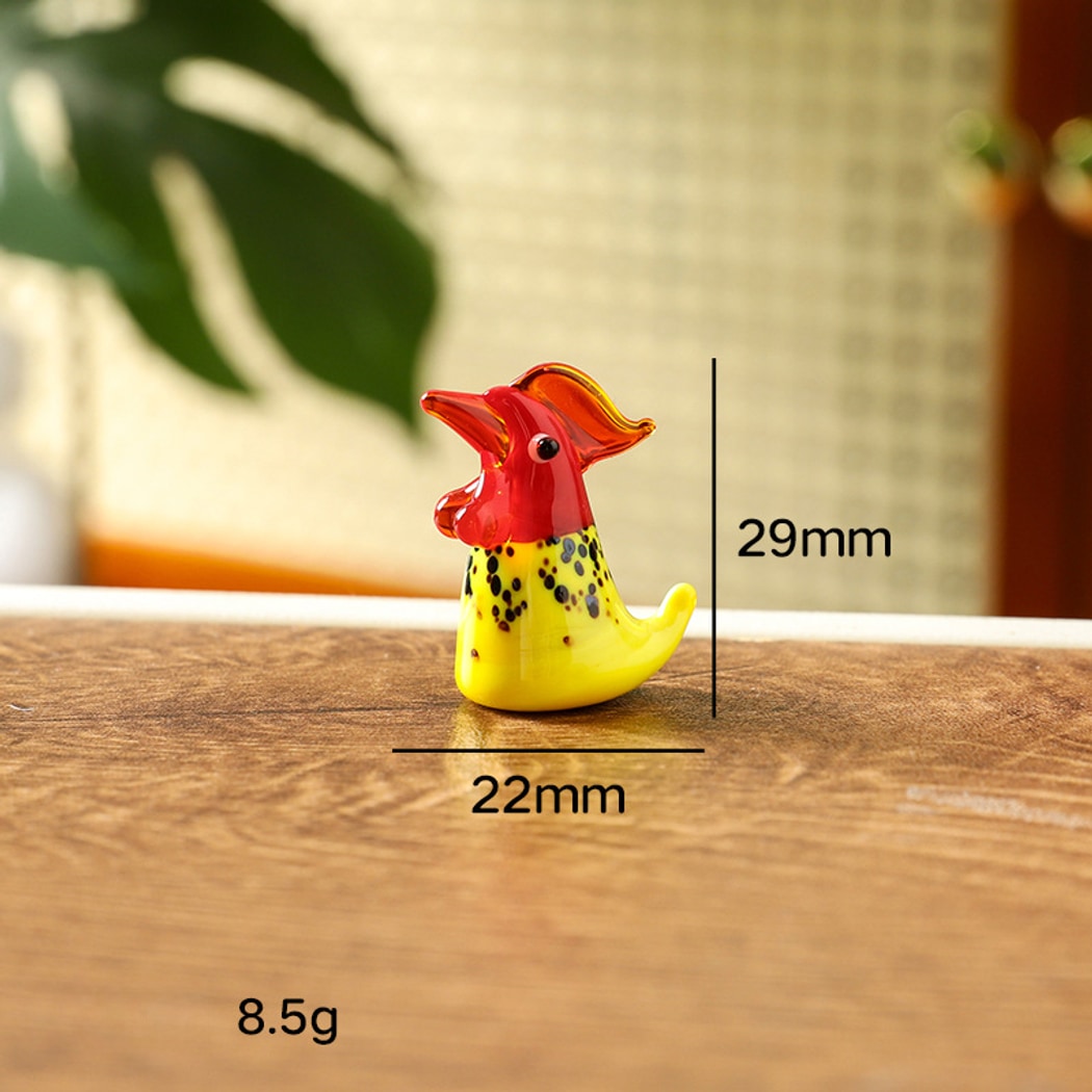Glasira - Cute Animal Rooster Desk Ornament