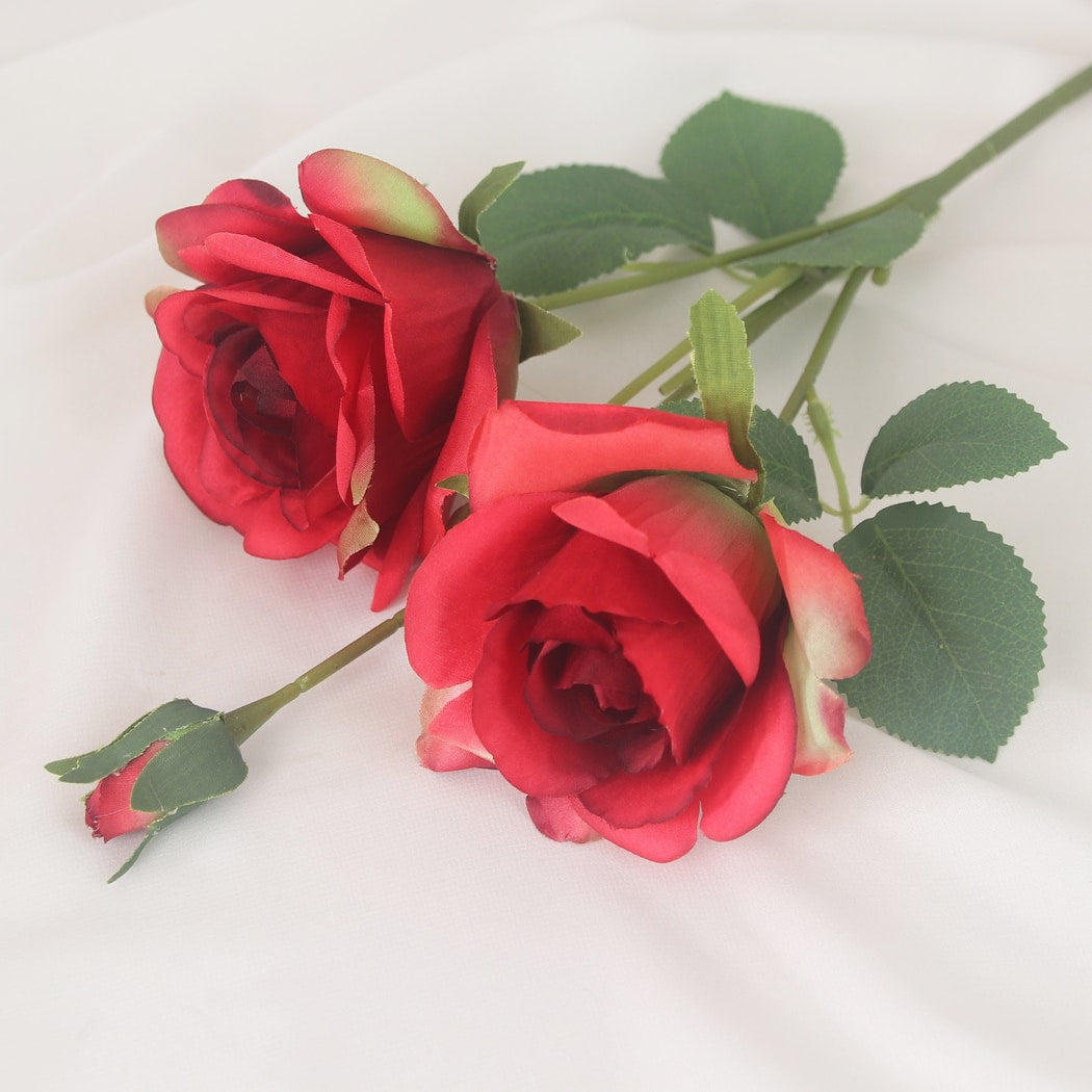 Roselle - Artificial Rose Bouquet Single Stem Flower