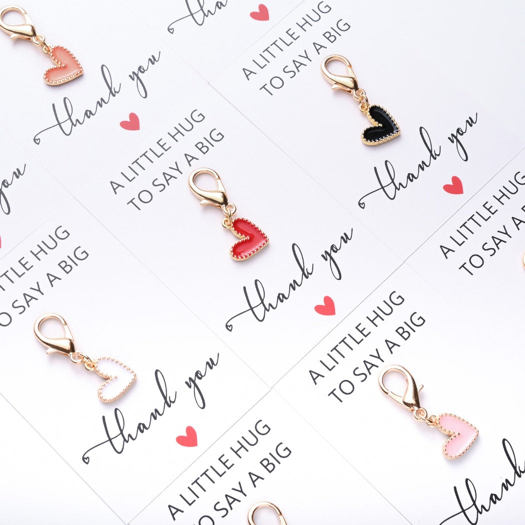 Taphug - Pocket Hug Heart Theme Charm Keychain
