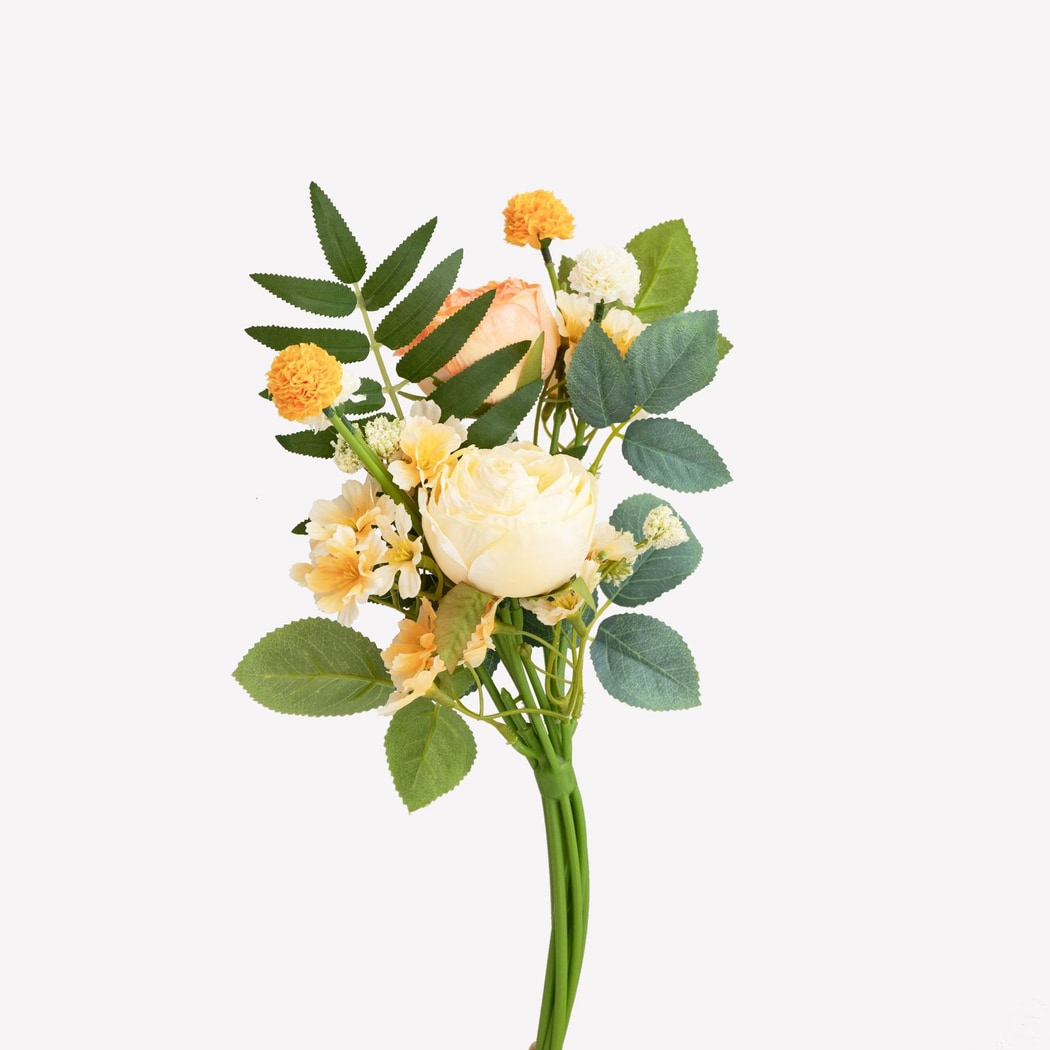 Roselle - Decorative Mixed Rose Artificial Flowers Bouquet