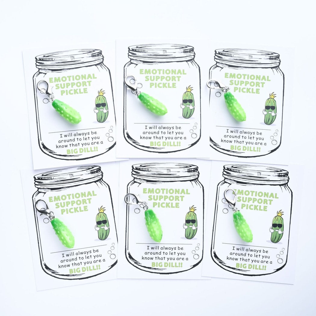 Taphug - Pocket Hug Cucumber Charm Keychain