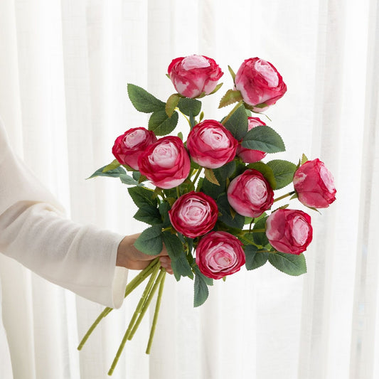 Roselle - Vintage Artificial Rose Bouquet Decor