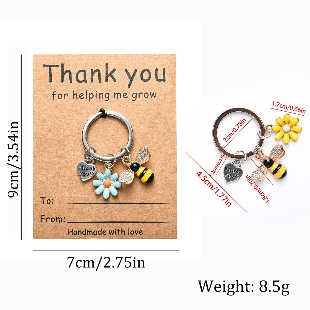 Taphug - Pocket Hug Bee Daisy Keychain