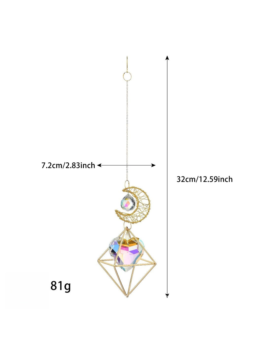 Somnira – Crystal Sun Catcher Wind Chime Hanging