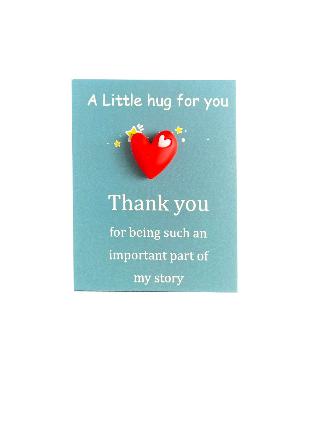 Taphug - Pocket Hug Frosted Heart Perfect for Gift
