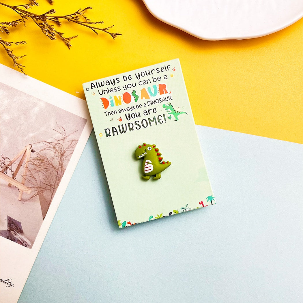 Taphug - Pocket Hug Dinosaur Message Token