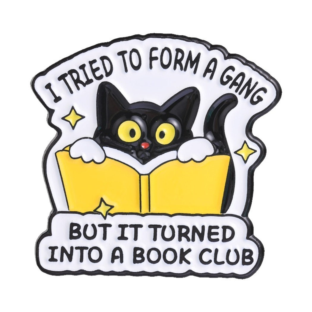 Pinori - Playful Book Theme Brooch Pin