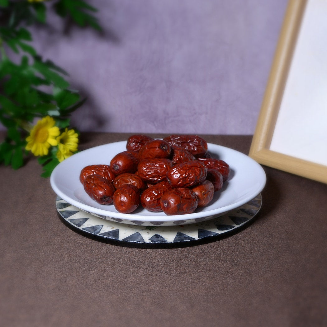 Thimara - Round Floral Pattern Tabletop Coaster