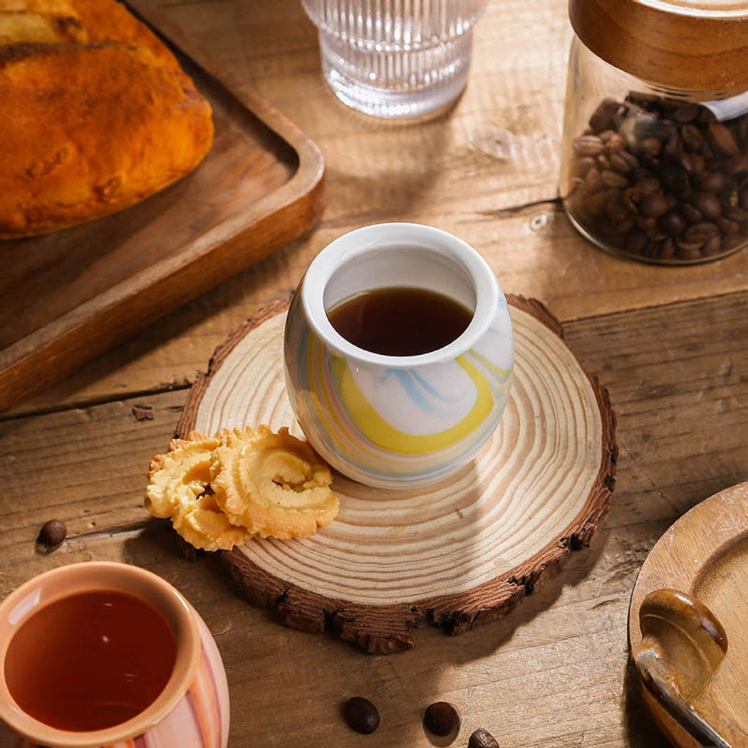 Mivora - Modern Marble Pattern Coffee Tasting Cup